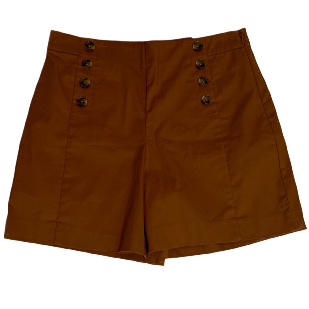 Ann Taylor Factory High Waist Brown Shorts